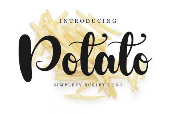 Potato Font Poster 1