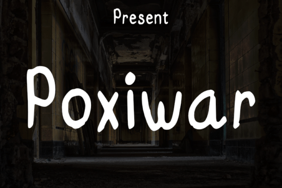 Poxiwar Font Poster 1