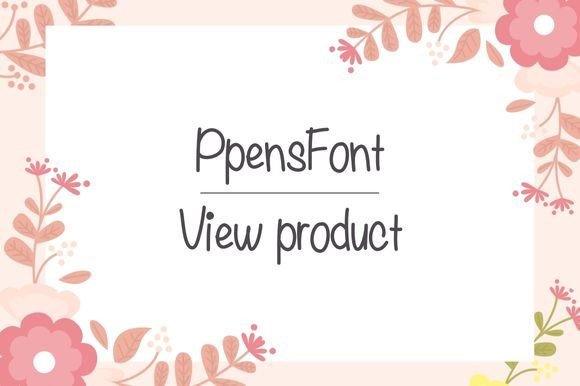 Ppens Font