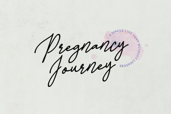 Pregnancy Journey Font