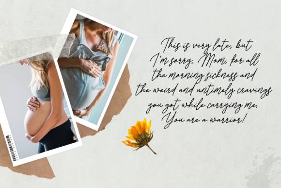 Pregnancy Journey Font Poster 6