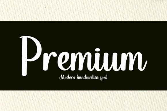 Premium Font Poster 1
