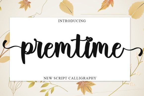 Premtime Font Poster 1