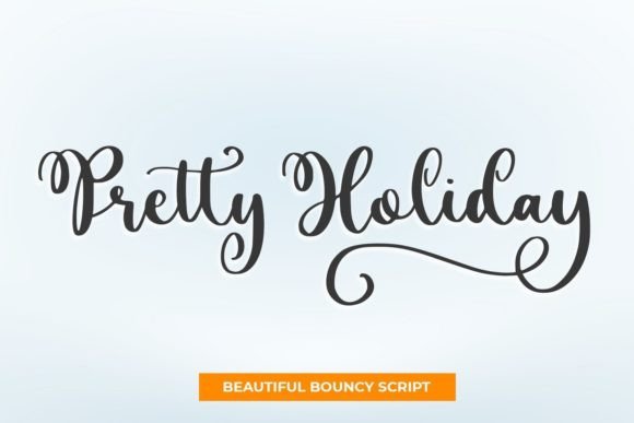 Pretty Holiday Font Poster 1