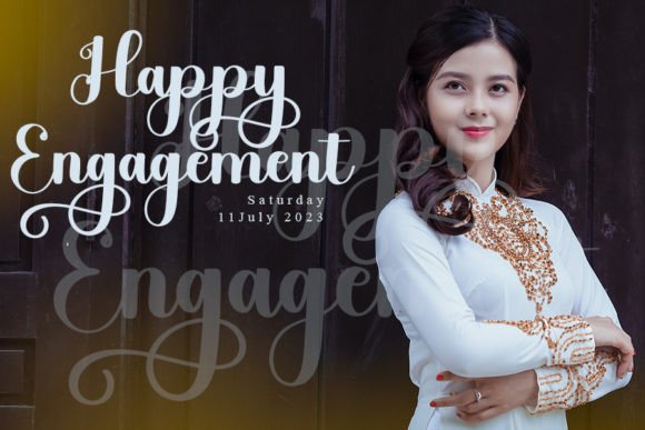 Pretty Vintage Font Poster 2