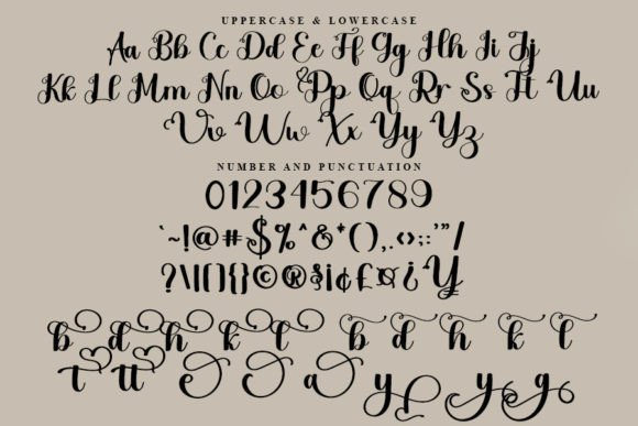 Pretty Vintage Font Poster 10