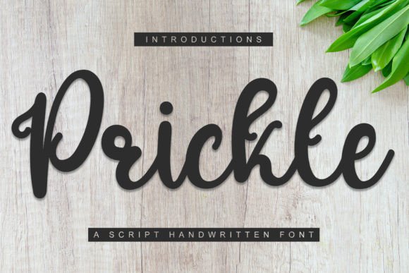 Prickle Font Poster 1