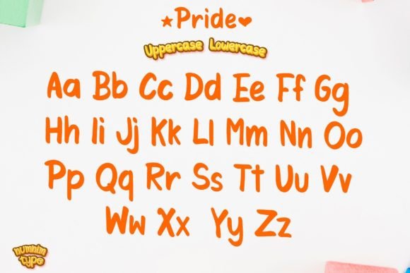 Pride Font Poster 7