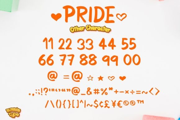 Pride Font Poster 8