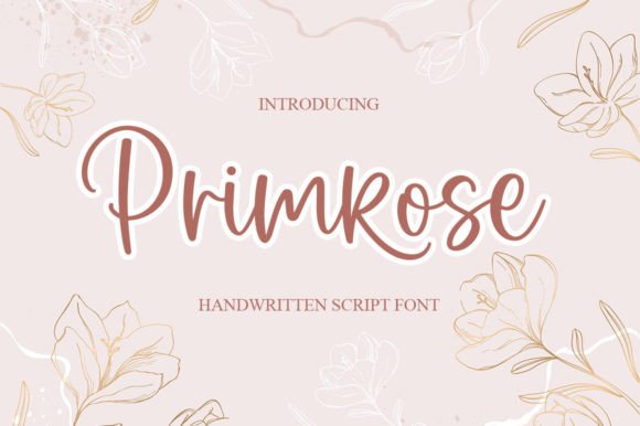 Primrose Font Poster 1