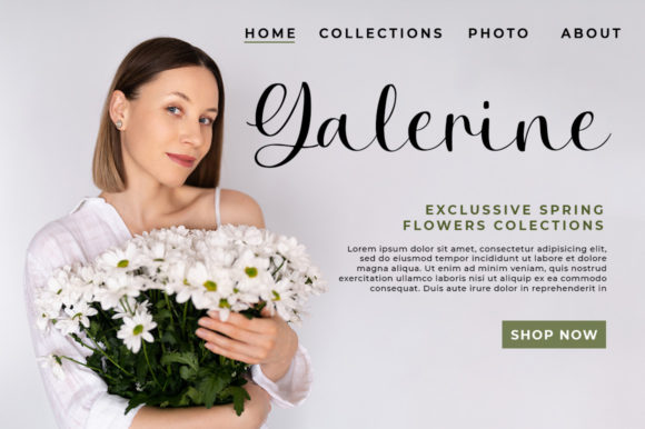 Prisetine Font Poster 3
