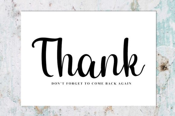 Promise Font Poster 5