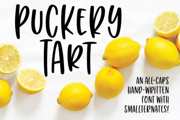 Puckery Tart Font Poster 1