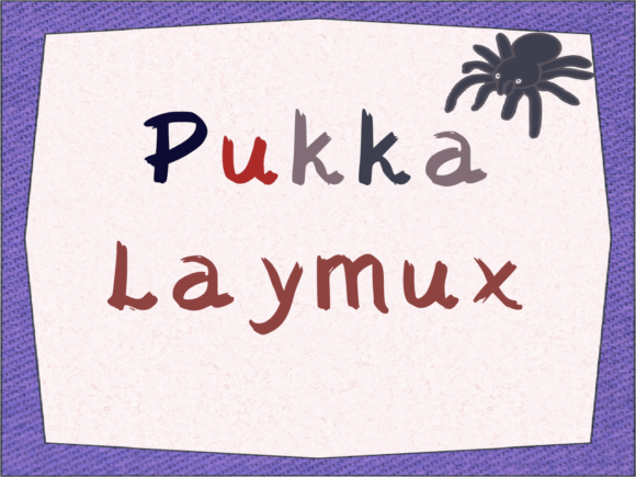 Pukka Laymux Font Poster 1