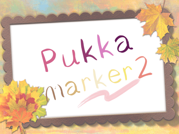 Pukkamarker2 Font Pukkamarker2 Font Poster 1