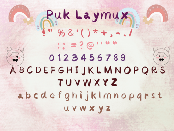 Puklaymux Font Poster 6