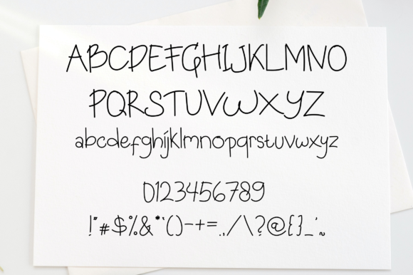 Pulpen Snowman Font Poster 2