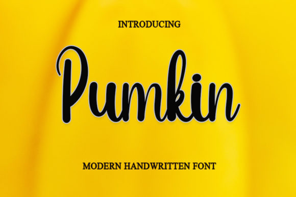 Pumkin Font Poster 1