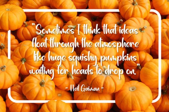 Pumpkin Font Poster 2