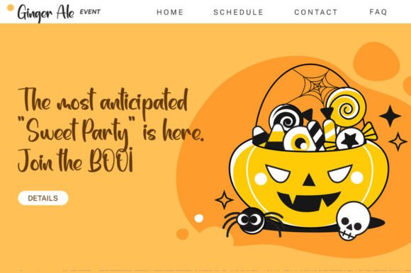 Pumpkin Font Poster 6