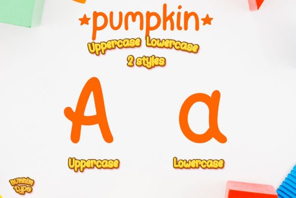 Pumpkin Font Poster 2