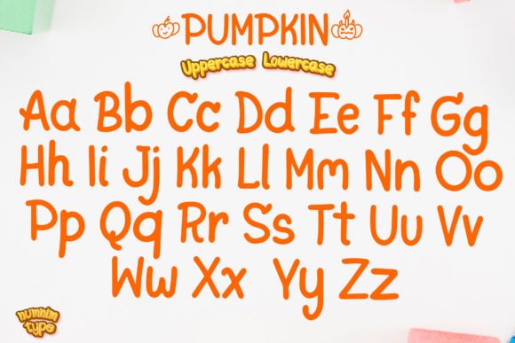 Pumpkin Font Poster 7