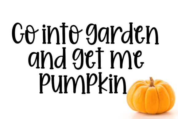 Pumpkin Butter Font Poster 3