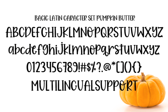 Pumpkin Butter Font Poster 4