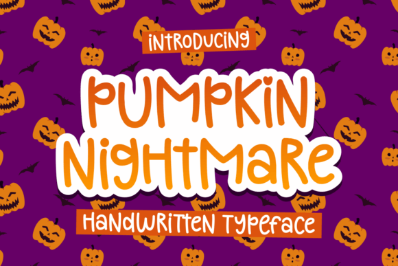 Pumpkin Nightmare Font Poster 1
