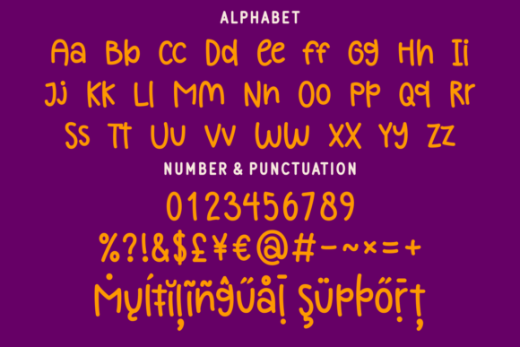 Pumpkin Nightmare Font Poster 6