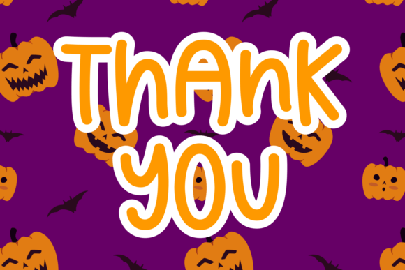 Pumpkin Nightmare Font Poster 7