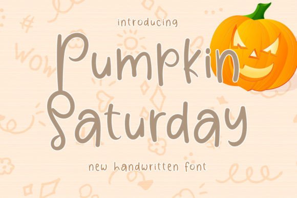 Pumpkin Saturday Font