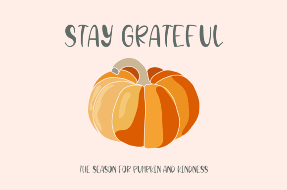 Pumpkin Tart Font Poster 3