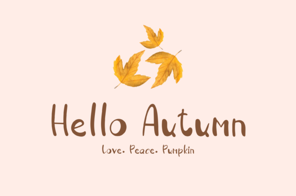 Pumpkin Tart Font Poster 6