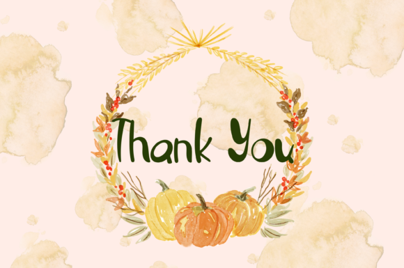 Pumpkin Tart Font Poster 7