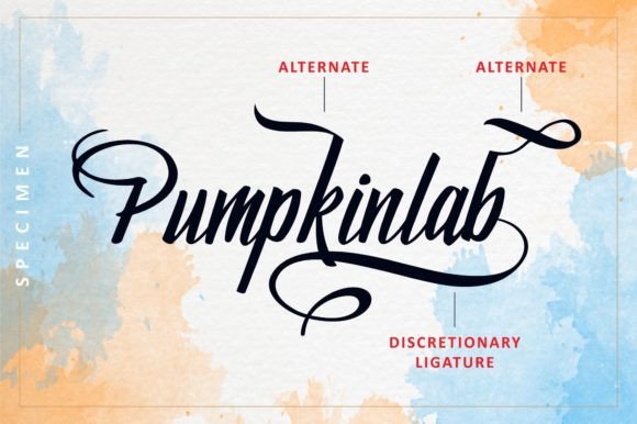 Pumpkinlab Font Poster 2