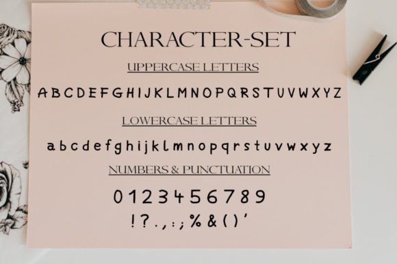 Pure Hand Font Poster 2