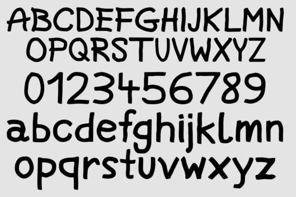Pure Hand Font Poster 4