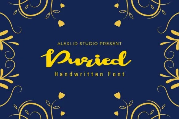 Puried Font Puried Font Poster 1