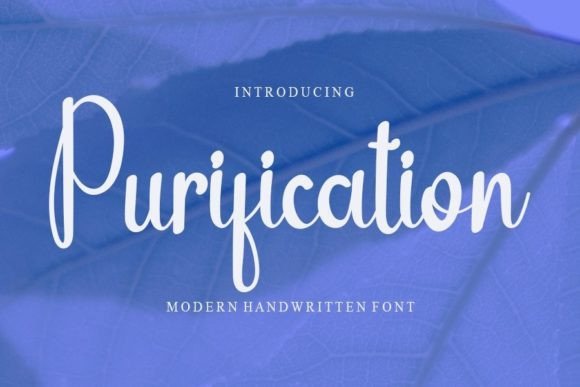 Purification Font Poster 1