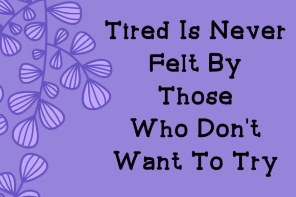 Purple Floral Font Poster 3