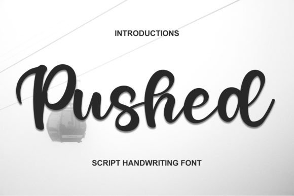 Pushed Font