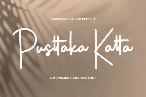 Pusttaka Katta Font Poster 1