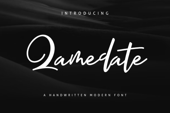 Qamedate Font