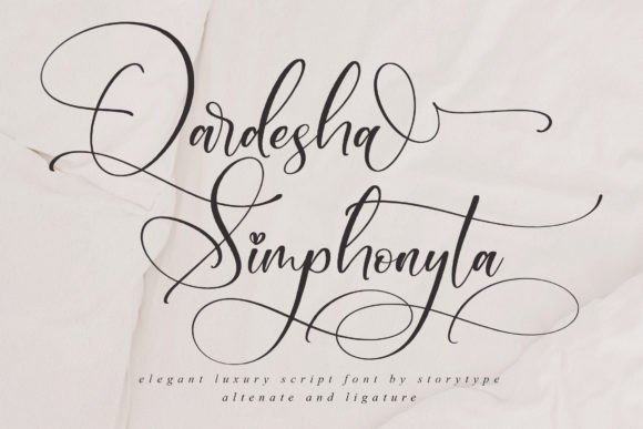 Qardesha Simphonyta Font Poster 1
