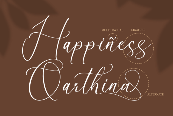 Qarthina Selina Font Poster 12