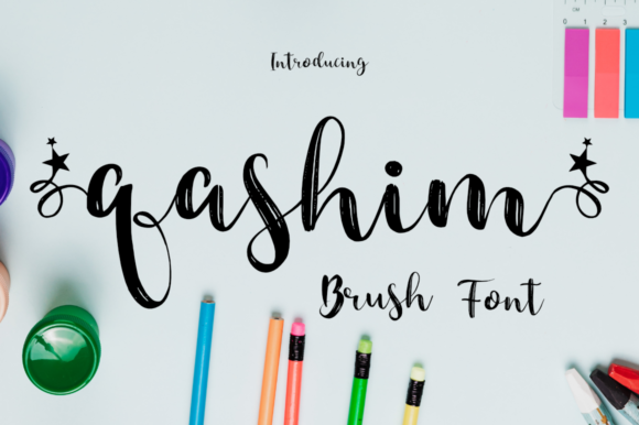 Qashim Font Qashim Font Poster 1
