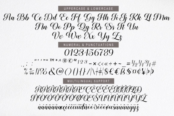 Qellina Font Poster 9