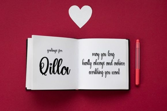 Qilla Font Poster 3