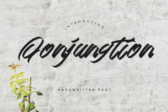 Qonjungtion Font Poster 1